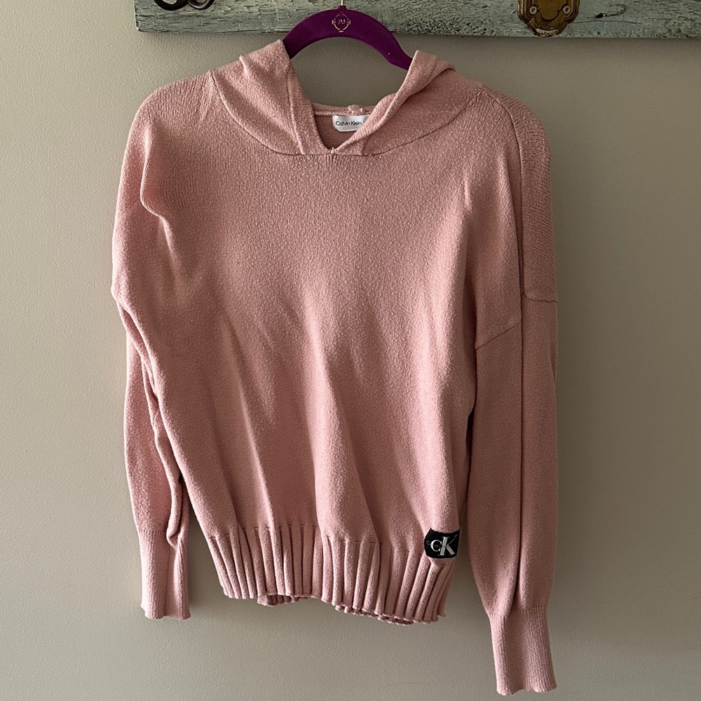 Calvin Klein Women's Blush Cowl Neck Sweater